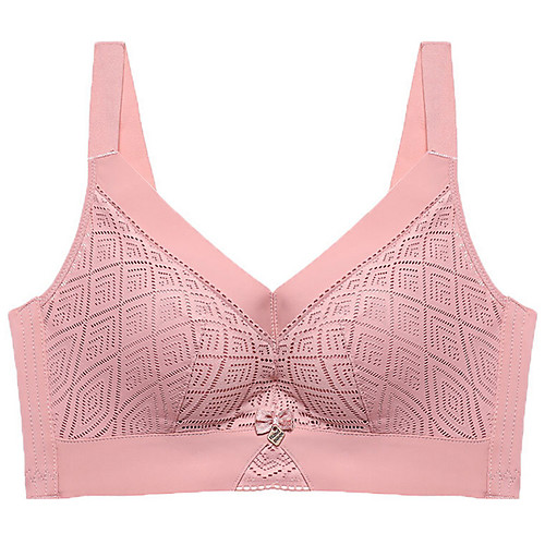 Women's Bras & Bralettes Wireless Full Coverage Solid Color Sexy Blushing Pink
Women's Bras & Bralettes Wireless Full Coverage Solid Color Sexy Blushing Pink