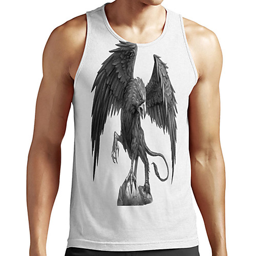 Men's Unisex Tank Top Undershirt 3D Print Graphic Prints Plus Size Print Sleeveless Casual Tops Basic Designer Big and Tall White
Men's Unisex Tank Top Undershirt 3D Print Graphic Prints Plus Size Print Sleeveless Casual Tops Basic Designer Big and Tall White