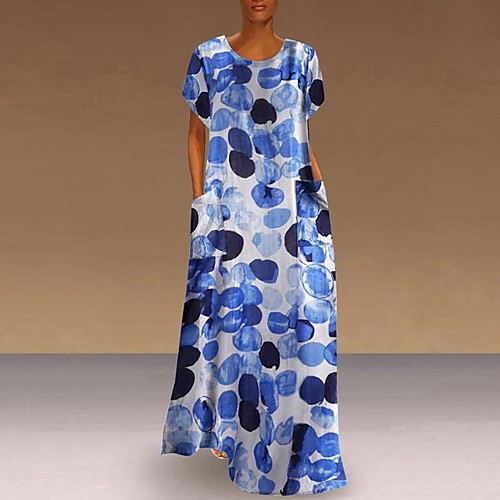 Women's A Line Dress Maxi long Dress Blue Green Orange Sleeveless Print Spring Summer Casual / Daily 2021 S M L XL XXL
Women's A Line Dress Maxi long Dress Blue Green Orange Sleeveless Print Spring Summer Casual / Daily 2021 S M L XL XXL