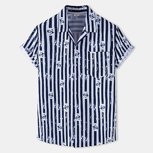 Men's Shirt 3D Print Graphic Prints Print Short Sleeve Vacation Tops Beach Boho Navy Blue
Men's Shirt 3D Print Graphic Prints Print Short Sleeve Vacation Tops Beach Boho Navy Blue