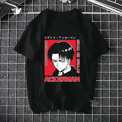 Inspired by Attack on Titan Cosplay Cosplay Costume T-shirt Polyester / Cotton Blend Print Harajuku Graphic Kawaii T-shirt For Women's / Men's
Inspired by Attack on Titan Cosplay Cosplay Costume T-shirt Polyester / Cotton Blend Print Harajuku Graphic Kawaii T-shirt For Women's / Men's