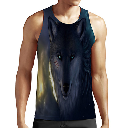 Men's Unisex Tank Top Undershirt 3D Print Graphic Prints Wolf Plus Size Print Sleeveless Casual Tops Basic Designer Big and Tall Black
Men's Unisex Tank Top Undershirt 3D Print Graphic Prints Wolf Plus Size Print Sleeveless Casual Tops Basic Designer Big and Tall Black