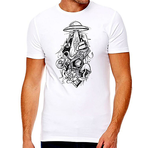 Men's Unisex Tee T shirt Hot Stamping Graphic Prints UFO Plus Size Print Short Sleeve Casual Tops Cotton Basic Designer Big and Tall White
Men's Unisex Tee T shirt Hot Stamping Graphic Prints UFO Plus Size Print Short Sleeve Casual Tops Cotton Basic Designer Big and Tall White