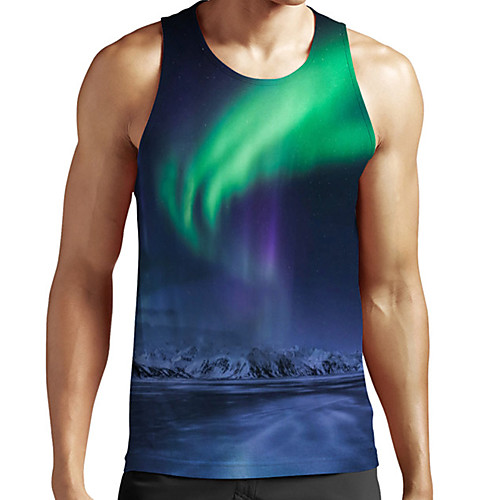 Men's Unisex Tank Top Undershirt 3D Print Scenery Graphic Prints Plus Size Print Sleeveless Casual Tops Basic Fashion Designer Breathable Blue
Men's Unisex Tank Top Undershirt 3D Print Scenery Graphic Prints Plus Size Print Sleeveless Casual Tops Basic Fashion Designer Breathable Blue