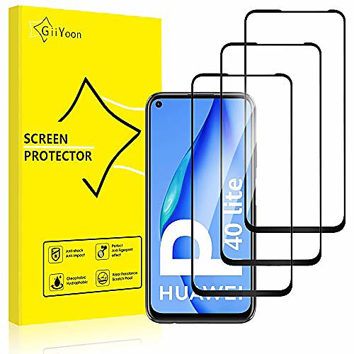 giiyoon 3 pieces tempered glass for huawei p40 lite, hd screen protector, 9h hardness, full cover, anti-scratch, anti-bubble
giiyoon 3 pieces tempered glass for huawei p40 lite, hd screen protector, 9h hardness, full cover, anti-scratch, anti-bubble