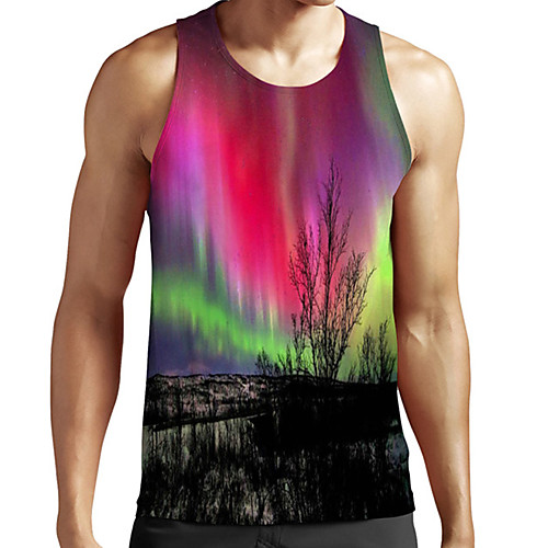 Men's Unisex Tank Top Undershirt 3D Print Scenery Graphic Prints Plus Size Print Sleeveless Casual Tops Basic Fashion Designer Breathable Fuchsia
Men's Unisex Tank Top Undershirt 3D Print Scenery Graphic Prints Plus Size Print Sleeveless Casual Tops Basic Fashion Designer Breathable Fuchsia