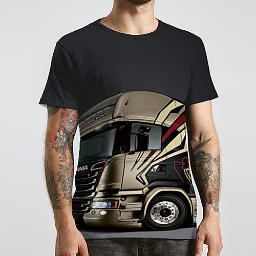 Men's Unisex Tee T shirt 3D Print Graphic Prints Car Plus Size Print Short Sleeve Casual Tops Basic Designer Big and Tall Black
Men's Unisex Tee T shirt 3D Print Graphic Prints Car Plus Size Print Short Sleeve Casual Tops Basic Designer Big and Tall Black