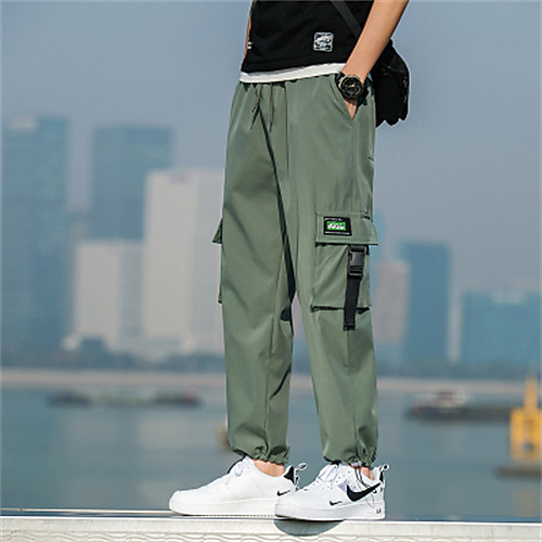 Men's Cargo Casual Tactical Cargo Pants Letter Ankle-Length Black Green Light Grey Dark Gray
Men's Cargo Casual Tactical Cargo Pants Letter Ankle-Length Black Green Light Grey Dark Gray
