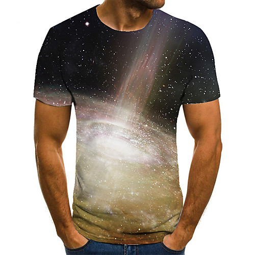 Men's Unisex Tee T shirt 3D Print Galaxy Graphic Prints Plus Size Print Short Sleeve Casual Tops Basic Fashion Designer Big and Tall Brown
Men's Unisex Tee T shirt 3D Print Galaxy Graphic Prints Plus Size Print Short Sleeve Casual Tops Basic Fashion Designer Big and Tall Brown