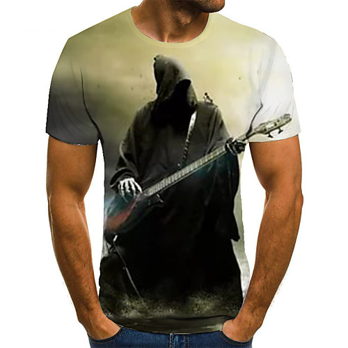 Men's Unisex Tee T shirt Shirt 3D Print Graphic Prints Human Plus Size Print Short Sleeve Casual Tops Basic Fashion Designer Big and Tall Round Neck Black
Men's Unisex Tee T shirt Shirt 3D Print Graphic Prints Human Plus Size Print Short Sleeve Casual Tops Basic Fashion Designer Big and Tall Round Neck Black