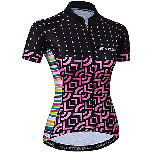 21Grams Women's Short Sleeve Cycling Jersey Summer Spandex Polyester Violet Polka Dot Stripes Bike Jersey Top Mountain Bike MTB Road Bike Cycling Quick Dry Moisture Wicking Breathable Sports Clothing
21Grams Women's Short Sleeve Cycling Jersey Summer Spandex Polyester Violet Polka Dot Stripes Bike Jersey Top Mountain Bike MTB Road Bike Cycling Quick Dry Moisture Wicking Breathable Sports Clothing