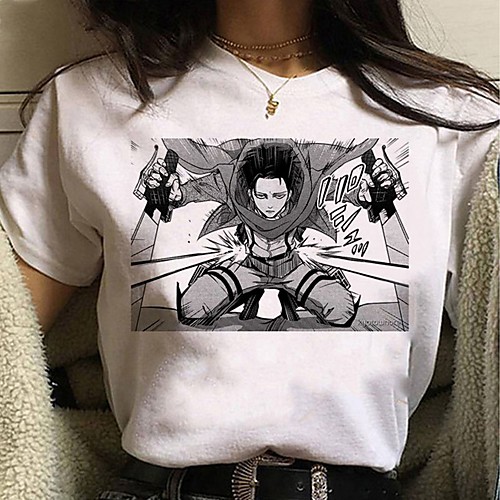 Inspired by Attack on Titan Cosplay Anime Cartoon Polyester / Cotton Blend Print Harajuku Graphic Kawaii T-shirt For Women's / Men's
Inspired by Attack on Titan Cosplay Anime Cartoon Polyester / Cotton Blend Print Harajuku Graphic Kawaii T-shirt For Women's / Men's