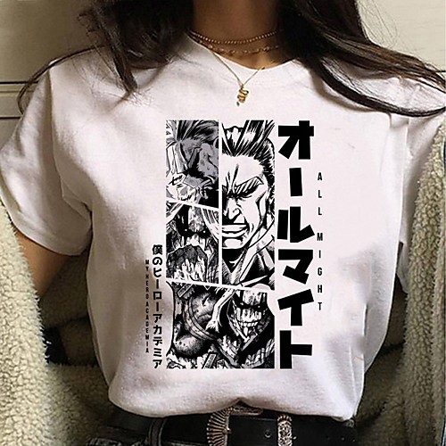 Inspired by My Hero Academia / Boku No Hero Cosplay Anime Cartoon Polyester / Cotton Blend Print Harajuku Graphic Kawaii T-shirt For Women's / Men's
Inspired by My Hero Academia / Boku No Hero Cosplay Anime Cartoon Polyester / Cotton Blend Print Harajuku Graphic Kawaii T-shirt For Women's / Men's