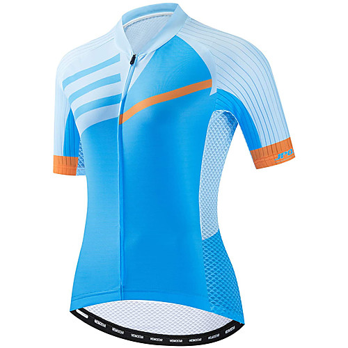 21Grams Women's Short Sleeve Cycling Jersey Summer Spandex Polyester Blue Stripes Bike Jersey Top Mountain Bike MTB Road Bike Cycling Quick Dry Moisture Wicking Breathable Sports Clothing Apparel
21Grams Women's Short Sleeve Cycling Jersey Summer Spandex Polyester Blue Stripes Bike Jersey Top Mountain Bike MTB Road Bike Cycling Quick Dry Moisture Wicking Breathable Sports Clothing Apparel