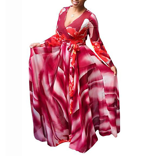 Women's Swing Dress Maxi long Dress Blue Red Long Sleeve Print Ruched Print Fall V Neck Casual Sexy Skinny 2021 L XL XXL 3XL 4XL 5XL
Women's Swing Dress Maxi long Dress Blue Red Long Sleeve Print Ruched Print Fall V Neck Casual Sexy Skinny 2021 L XL XXL 3XL 4XL 5XL
