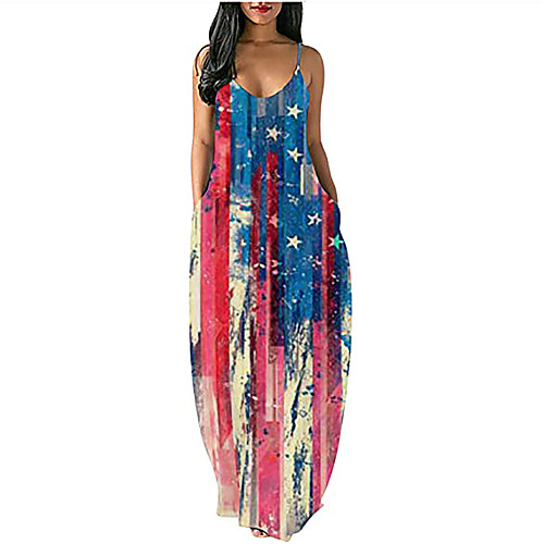 Women's Strap Dress Maxi long Dress A Type B D section E section C section Sleeveless Pattern Summer Casual / Daily 2021 S M L XL XXL
Women's Strap Dress Maxi long Dress A Type B D section E section C section Sleeveless Pattern Summer Casual / Daily 2021 S M L XL XXL