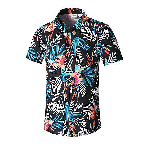 Men's Shirt Other Prints Plants Graphic Plus Size Print Short Sleeve Casual Tops Lightweight Tropical Comfortable Beach Blue Black
Men's Shirt Other Prints Plants Graphic Plus Size Print Short Sleeve Casual Tops Lightweight Tropical Comfortable Beach Blue Black