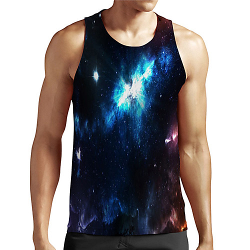 Men's Unisex Tank Top Undershirt 3D Print Galaxy Graphic Prints Plus Size Print Sleeveless Casual Tops Basic Designer Big and Tall Blue
Men's Unisex Tank Top Undershirt 3D Print Galaxy Graphic Prints Plus Size Print Sleeveless Casual Tops Basic Designer Big and Tall Blue