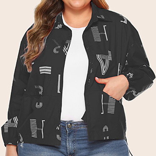 Women's Plus Size Jacket Regular Turndown Work Fall Spring Black Red Big Size XL XXL 3XL 4XL 5XL
Women's Plus Size Jacket Regular Turndown Work Fall Spring Black Red Big Size XL XXL 3XL 4XL 5XL