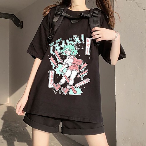 Inspired by Gothic Cosplay Cosplay Costume T-shirt Polyester / Cotton Blend Print T-shirt For Women's / Men's
Inspired by Gothic Cosplay Cosplay Costume T-shirt Polyester / Cotton Blend Print T-shirt For Women's / Men's
