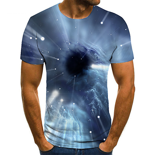 Men's Unisex Tee T shirt 3D Print Graphic Prints Interstellar Plus Size Print Short Sleeve Casual Tops Basic Fashion Designer Big and Tall Blue
Men's Unisex Tee T shirt 3D Print Graphic Prints Interstellar Plus Size Print Short Sleeve Casual Tops Basic Fashion Designer Big and Tall Blue