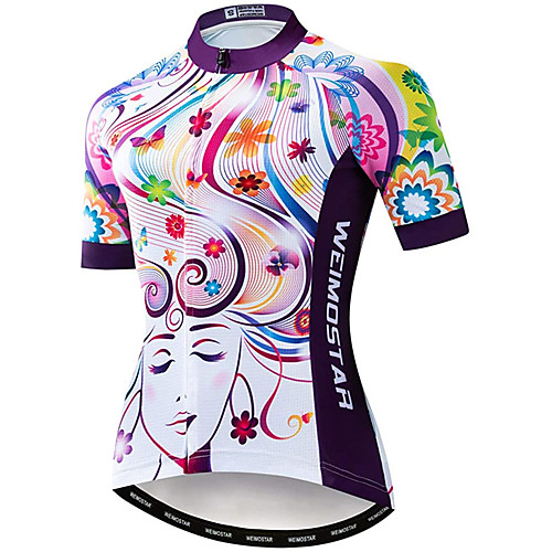 21Grams Women's Short Sleeve Cycling Jersey Summer Spandex Polyester Violet Butterfly Paisley Floral Botanical Bike Jersey Top Mountain Bike MTB Road Bike Cycling Quick Dry Moisture Wicking Breathable
21Grams Women's Short Sleeve Cycling Jersey Summer Spandex Polyester Violet Butterfly Paisley Floral Botanical Bike Jersey Top Mountain Bike MTB Road Bike Cycling Quick Dry Moisture Wicking Breathable