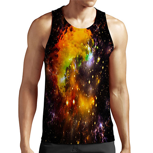 Men's Unisex Tank Top Undershirt 3D Print Galaxy Graphic Prints Print Sleeveless Casual Tops Basic Designer Big and Tall Orange
Men's Unisex Tank Top Undershirt 3D Print Galaxy Graphic Prints Print Sleeveless Casual Tops Basic Designer Big and Tall Orange