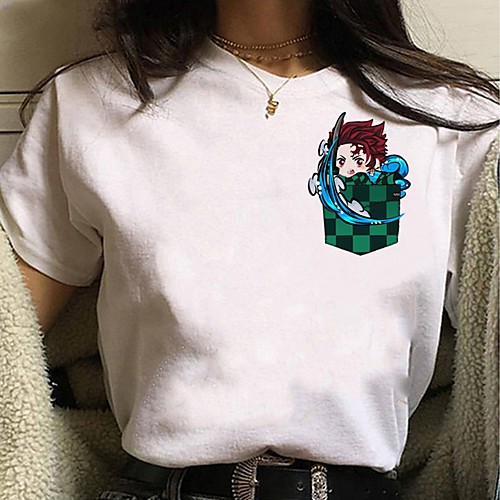 Inspired by Demon Slayer Cosplay Anime Cartoon Polyester / Cotton Blend Print Harajuku Graphic Kawaii T-shirt For Women's / Men's
Inspired by Demon Slayer Cosplay Anime Cartoon Polyester / Cotton Blend Print Harajuku Graphic Kawaii T-shirt For Women's / Men's
