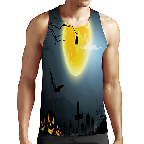 Men's Unisex Tank Top Undershirt 3D Print Graphic Prints Moon Plus Size Print Sleeveless Casual Tops Basic Designer Big and Tall Blue
Men's Unisex Tank Top Undershirt 3D Print Graphic Prints Moon Plus Size Print Sleeveless Casual Tops Basic Designer Big and Tall Blue