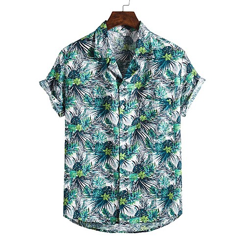 Men's Shirt non-printing Tropical Short Sleeve Casual Tops Lightweight Hawaiian Comfortable Beach Green
Men's Shirt non-printing Tropical Short Sleeve Casual Tops Lightweight Hawaiian Comfortable Beach Green