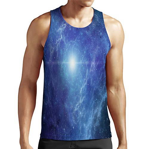 Men's Unisex Tank Top Undershirt 3D Print Galaxy Graphic Prints Plus Size Print Sleeveless Casual Tops Basic Designer Big and Tall Blue
Men's Unisex Tank Top Undershirt 3D Print Galaxy Graphic Prints Plus Size Print Sleeveless Casual Tops Basic Designer Big and Tall Blue