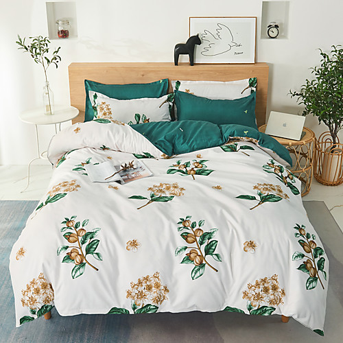 Duvet Cover Sets 3 Piece Rayon / Polyester Floral / Botanical Rainbow Reactive Print Bohemian Style
Duvet Cover Sets 3 Piece Rayon / Polyester Floral / Botanical Rainbow Reactive Print Bohemian Style