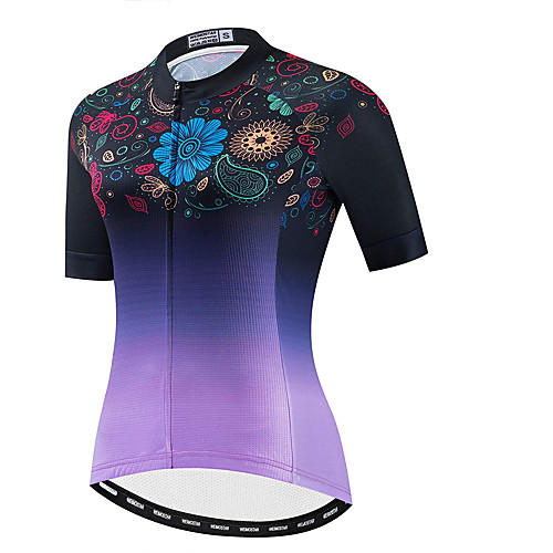 21Grams Women's Short Sleeve Cycling Jersey Summer Spandex Polyester Purple Floral Botanical Bike Jersey Top Mountain Bike MTB Road Bike Cycling Quick Dry Moisture Wicking Breathable Sports Clothing
21Grams Women's Short Sleeve Cycling Jersey Summer Spandex Polyester Purple Floral Botanical Bike Jersey Top Mountain Bike MTB Road Bike Cycling Quick Dry Moisture Wicking Breathable Sports Clothing