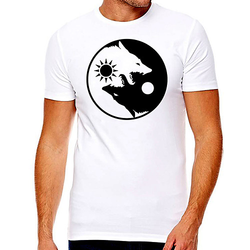 Men's Unisex Tee T shirt Hot Stamping Graphic Prints Wolf Plus Size Print Short Sleeve Casual Tops Cotton Basic Designer Big and Tall White
Men's Unisex Tee T shirt Hot Stamping Graphic Prints Wolf Plus Size Print Short Sleeve Casual Tops Cotton Basic Designer Big and Tall White