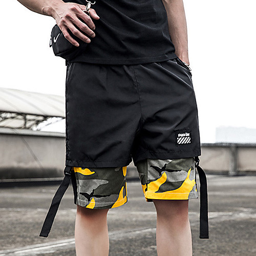 Men's Sporty Casual / Sporty Streetwear Quick Dry Breathable Soft Daily Sports Chinos Shorts Pants Patchwork Camouflage Knee Length Drawstring Elastic Waist Yellow / Summer
Men's Sporty Casual / Sporty Streetwear Quick Dry Breathable Soft Daily Sports Chinos Shorts Pants Patchwork Camouflage Knee Length Drawstring Elastic Waist Yellow / Summer