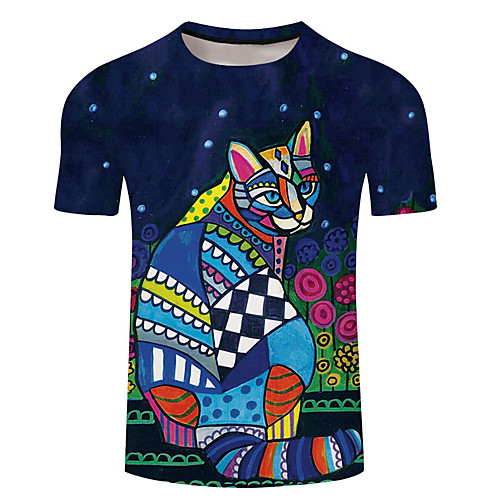Men's Unisex Tee T shirt 3D Print Cat Graphic Prints Plus Size 3D Print Short Sleeve Casual Tops Basic Designer Big and Tall Light Yellow Blue Yellow
Men's Unisex Tee T shirt 3D Print Cat Graphic Prints Plus Size 3D Print Short Sleeve Casual Tops Basic Designer Big and Tall Light Yellow Blue Yellow
