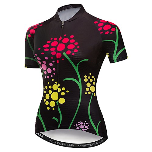 21Grams Women's Short Sleeve Cycling Jersey Summer Spandex Polyester Black Floral Botanical Bike Jersey Top Mountain Bike MTB Road Bike Cycling Quick Dry Moisture Wicking Breathable Sports Clothing
21Grams Women's Short Sleeve Cycling Jersey Summer Spandex Polyester Black Floral Botanical Bike Jersey Top Mountain Bike MTB Road Bike Cycling Quick Dry Moisture Wicking Breathable Sports Clothing