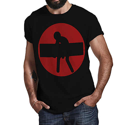 Men's Unisex Tee T shirt Hot Stamping Graphic Prints Shadow Plus Size Print Short Sleeve Casual Tops Cotton Basic Fashion Designer Big and Tall Black
Men's Unisex Tee T shirt Hot Stamping Graphic Prints Shadow Plus Size Print Short Sleeve Casual Tops Cotton Basic Fashion Designer Big and Tall Black