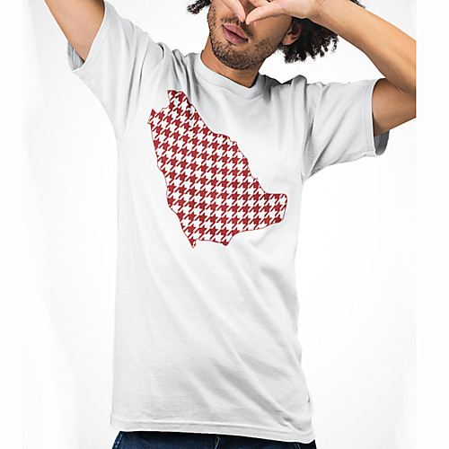 Men's Unisex Tee T shirt Hot Stamping Houndstooth Graphic Prints Plus Size Print Short Sleeve Casual Tops Cotton Basic Fashion Designer Big and Tall White
Men's Unisex Tee T shirt Hot Stamping Houndstooth Graphic Prints Plus Size Print Short Sleeve Casual Tops Cotton Basic Fashion Designer Big and Tall White
