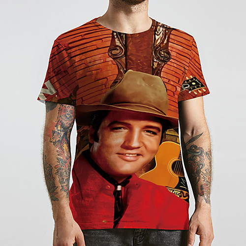 Men's Unisex Tee T shirt 3D Print Graphic Prints Human Plus Size Print Short Sleeve Casual Tops Basic Designer Big and Tall Red
Men's Unisex Tee T shirt 3D Print Graphic Prints Human Plus Size Print Short Sleeve Casual Tops Basic Designer Big and Tall Red
