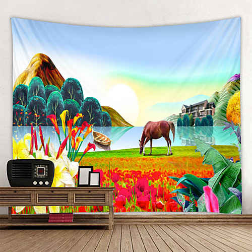 Wall Tapestry Wall Hanging Art Deco Blanket Curtain Hanging at Home Bedroom Living Room Decoration Beautiful Scenery Flower Cow Landscape House
Wall Tapestry Wall Hanging Art Deco Blanket Curtain Hanging at Home Bedroom Living Room Decoration Beautiful Scenery Flower Cow Landscape House