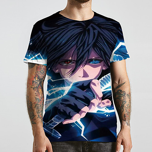 Men's Unisex Tee T shirt 3D Print Anime Graphic Prints Plus Size Print Short Sleeve Casual Tops Basic Designer Big and Tall Blue
Men's Unisex Tee T shirt 3D Print Anime Graphic Prints Plus Size Print Short Sleeve Casual Tops Basic Designer Big and Tall Blue