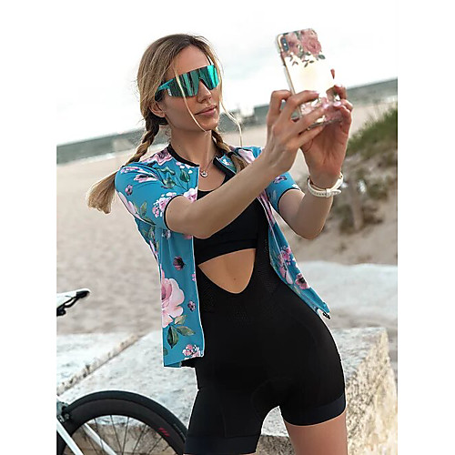 21Grams Women's Short Sleeve Cycling Jersey Summer Spandex Polyester Green Floral Botanical Bike Jersey Top Mountain Bike MTB Road Bike Cycling Quick Dry Moisture Wicking Breathable Sports Clothing
21Grams Women's Short Sleeve Cycling Jersey Summer Spandex Polyester Green Floral Botanical Bike Jersey Top Mountain Bike MTB Road Bike Cycling Quick Dry Moisture Wicking Breathable Sports Clothing