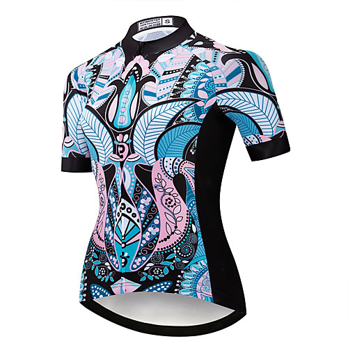 21Grams Women's Short Sleeve Cycling Jersey Summer Spandex Polyester Blue Bike Jersey Top Mountain Bike MTB Road Bike Cycling Quick Dry Moisture Wicking Breathable Sports Clothing Apparel / Stretchy
21Grams Women's Short Sleeve Cycling Jersey Summer Spandex Polyester Blue Bike Jersey Top Mountain Bike MTB Road Bike Cycling Quick Dry Moisture Wicking Breathable Sports Clothing Apparel / Stretchy
