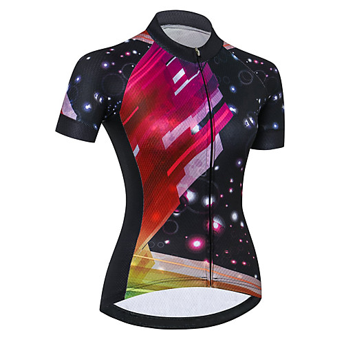 21Grams Women's Short Sleeve Cycling Jersey Summer Spandex Polyester Black / Red Bike Jersey Top Mountain Bike MTB Road Bike Cycling Quick Dry Moisture Wicking Breathable Sports Clothing Apparel
21Grams Women's Short Sleeve Cycling Jersey Summer Spandex Polyester Black / Red Bike Jersey Top Mountain Bike MTB Road Bike Cycling Quick Dry Moisture Wicking Breathable Sports Clothing Apparel