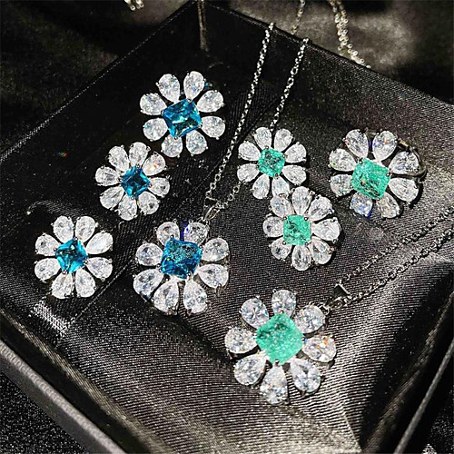 White Cubic Zirconia Jewelry Set Earrings Set Geometrical Flower Snowflake Crown Artistic Classic Trendy Sweet Fashion Rhinestone Earrings Jewelry Silver For Christmas Party Evening Gift Formal
White Cubic Zirconia Jewelry Set Earrings Set Geometrical Flower Snowflake Crown Artistic Classic Trendy Sweet Fashion Rhinestone Earrings Jewelry Silver For Christmas Party Evening Gift Formal