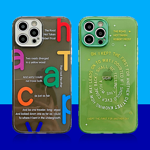 Phone Case For Apple Back Cover iPhone 12 iPhone 12 Pro Max iPhone 12 Pro Shockproof Dustproof Plating Word / Phrase TPU
Phone Case For Apple Back Cover iPhone 12 iPhone 12 Pro Max iPhone 12 Pro Shockproof Dustproof Plating Word / Phrase TPU