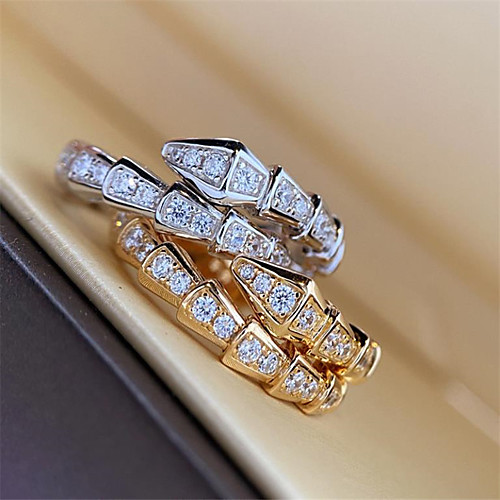 Band Ring Snake Silver Gold Copper Gold Plated Silver-Plated Snake Animal Stylish Artistic Simple 1pc Adjustable / Women's / Open Cuff Ring / Adjustable Ring
Band Ring Snake Silver Gold Copper Gold Plated Silver-Plated Snake Animal Stylish Artistic Simple 1pc Adjustable / Women's / Open Cuff Ring / Adjustable Ring