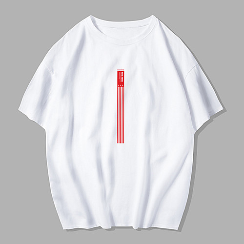 Men's Unisex Tee T shirt Hot Stamping Graphic Prints Linear Plus Size Print Short Sleeve Street Tops 100% Cotton Basic Designer Big and Tall White Black Blue
Men's Unisex Tee T shirt Hot Stamping Graphic Prints Linear Plus Size Print Short Sleeve Street Tops 100% Cotton Basic Designer Big and Tall White Black Blue