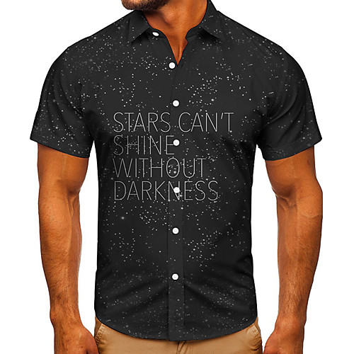 Men's Shirt 3D Print Graphic Prints Letter Button-Down Short Sleeve Street Tops Casual Fashion Classic Breathable Black
Men's Shirt 3D Print Graphic Prints Letter Button-Down Short Sleeve Street Tops Casual Fashion Classic Breathable Black
